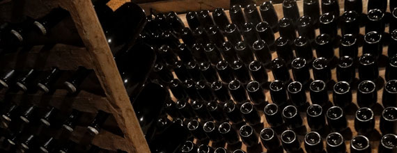 Manual rotation of each bottle